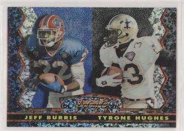 1994 Topps Stadium Club - Bowman's Best - Refractor #25 - Jeff Burris, Tyrone Hughes