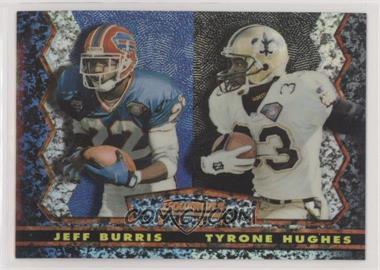 1994 Topps Stadium Club - Bowman's Best - Refractor #25 - Jeff Burris, Tyrone Hughes