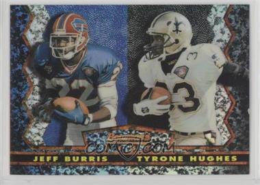 1994 Topps Stadium Club - Bowman's Best - Refractor #25 - Jeff Burris, Tyrone Hughes