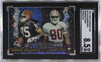 Derrick Alexander, Jerry Rice [SGC 92 NM/MT+ 8.5]