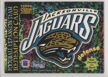 1994 Topps Stadium Club - Expansion Team Redemption #_JAJA.1 - Jacksonville Jaguars Team (Offense)