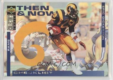 1994 Upper Deck Collector's Choice - Then & Now Checklist #_ERDI - Eric Dickerson