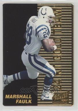 1995 Action Packed Rookies & Stars - 24K Gold Team #5 - Marshall Faulk