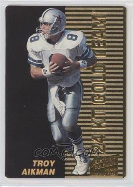1995 Action Packed Rookies & Stars - 24K Gold Team #7 - Troy Aikman