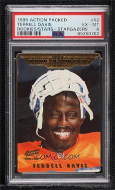 1995 Action Packed Rookies & Stars - [Base] - Star Gazers #92 - Terrell Davis [PSA 6 EX‑MT]