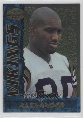 1995 Bowman's Best - [Base] - Blank Back #11.2 - Derrick Alexander