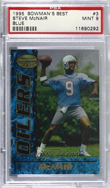 1995 Bowman's Best - [Base] #3.2 - Steve McNair [PSA 9 MINT]