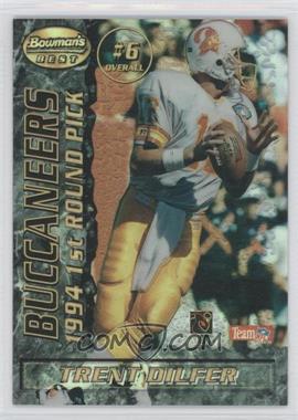 1995 Bowman's Best - Mirror Image Draft Picks - Refractor #6 - Trent Dilfer, Kevin Carter