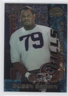 1995 Bowman's Best - Mirror Image Draft Picks #14 - Ruben Brown, Ben Williams