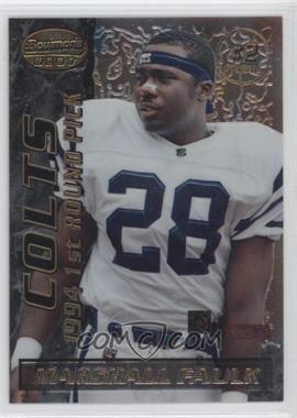 1995 Bowman's Best - Mirror Image Draft Picks #2 - Marshall Faulk, Tony Boselli