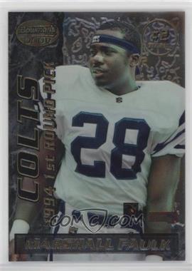 1995 Bowman's Best - Mirror Image Draft Picks #2 - Marshall Faulk, Tony Boselli