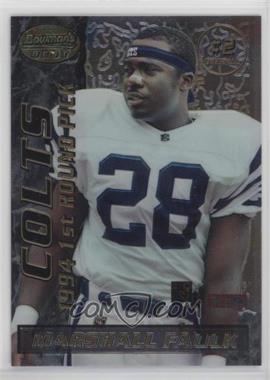 1995 Bowman's Best - Mirror Image Draft Picks #2 - Marshall Faulk, Tony Boselli