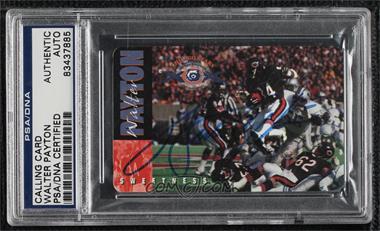 1995 Chicago Bears 1985 Super Bowl Champs 10th Anniversary Phone Collection - [Base] #_WAPA - Walter Payton /25000 [PSA/DNA Encased]