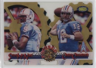 1995 Classic Images Limited - Focused - Gold #F-14 - Steve McNair, Chris Chandler