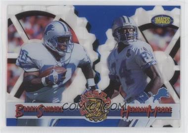 1995 Classic Images Limited - Focused - Live Blue #F-10 - Barry Sanders, Herman Moore