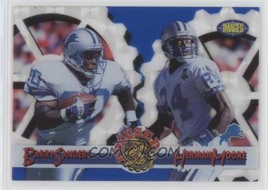 1995 Classic Images Limited - Focused - Live Blue #F-10 - Barry Sanders, Herman Moore