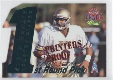 1995 Classic NFL Draft - 1st Round Picks - Printers Proof Missing Serial Number #3 - Steve McNair /97 [Noted]