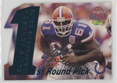 1995 Classic NFL Draft - 1st Round Picks - Sample Silver Signatures #15 - Ellis Johnson /1750