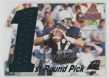 1995 Classic NFL Draft - 1st Round Picks - Sample Silver Signatures #5 - Kerry Collins /1750