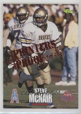 1995 Classic NFL Draft - [Base] - Printers Proof #3 - Steve McNair /297 [Noted]