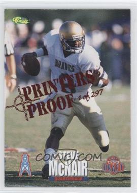 1995 Classic NFL Draft - [Base] - Printers Proof #69 - Steve McNair /297