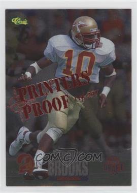 1995 Classic NFL Draft - [Base] - Silver Printers Proof #28 - Derrick Brooks /297