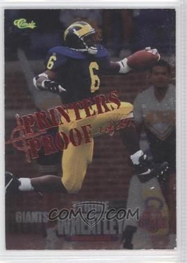 1995 Classic NFL Draft - [Base] - Silver Printers Proof #70 - Tyrone Wheatley /297