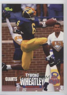 1995 Classic NFL Draft - [Base] #70 - Tyrone Wheatley