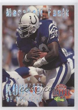 1995 Classic NFL Draft - [Base] #MF1 - Marshall Faulk /15000