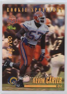 1995 Classic NFL Draft - Rookie Spotlight - Holofoil #RS15 - Kevin Carter /700 [EX to NM]