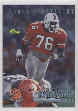 1995 Classic NFL Draft - Rookie Spotlight #RS14 - Warren Sapp