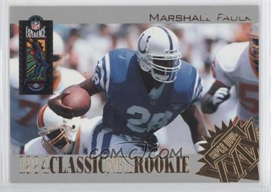 1995 Classic NFL Experience - Classic Rookies #R1.1 - Marshall Faulk (English Back)