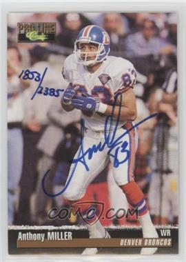 1995 Classic Pro Line - Autographs #_ANMI - Anthony Miller /2385
