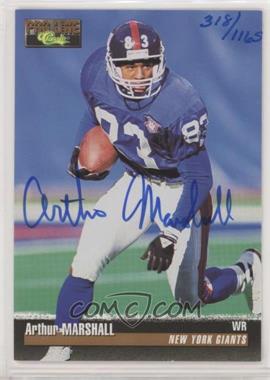 1995 Classic Pro Line - Autographs #_ARMA.2 - Arthur Marshall /1165 [EX to NM]