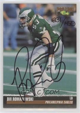 1995 Classic Pro Line - Autographs #_BIRO - Bill Romanowski /1450