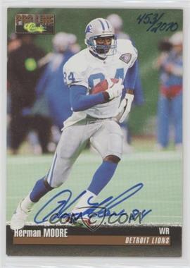 1995 Classic Pro Line - Autographs #_HEMO - Herman Moore /2070