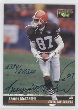 1995 Classic Pro Line - Autographs #_KEMC.1 - Keenan McCardell (AP After Number 2403) /2403