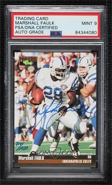 1995 Classic Pro Line - Autographs #_MAFA - Marshall Faulk /1030 [PSA 9 MINT]