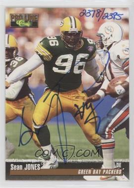 1995 Classic Pro Line - Autographs #_SEJO.1 - Sean Jones /2385