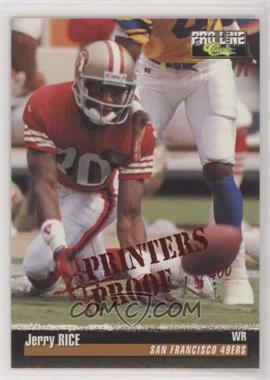 1995 Classic Pro Line - [Base] - Printers Proof #139 - Jerry Rice /400