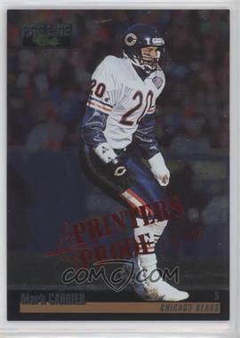 1995 Classic Pro Line - [Base] - Silver Printers Proof #183 - Mark Carrier /175 [EX to NM]