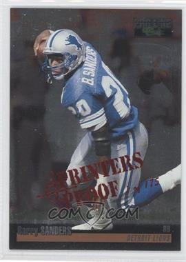 1995 Classic Pro Line - [Base] - Silver Printers Proof #206 - Barry Sanders /175