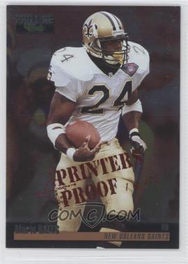 1995 Classic Pro Line - [Base] - Silver Printers Proof #207 - Mario Bates /175