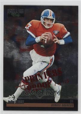 1995 Classic Pro Line - [Base] - Silver Printers Proof #236 - John Elway /175