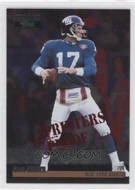 1995 Classic Pro Line - [Base] - Silver Printers Proof #72 - Dave Brown /175