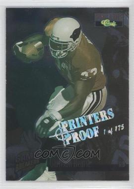 1995 Classic Pro Line - Game Breakers - Printers Proof #GB10 - Garrison Hearst /175