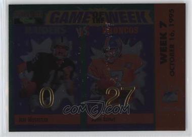 1995 Classic Pro Line - Game of the Week Home Prizes - Foil #H-02 - Jeff Hostetler, John Elway [Good to VG‑EX]