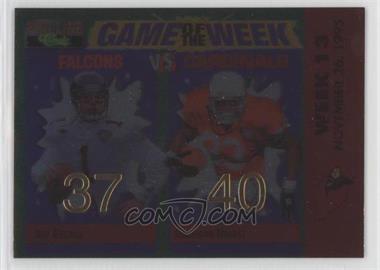 1995 Classic Pro Line - Game of the Week Home Prizes - Foil #H-30 - Jeff George, Garrison Hearst