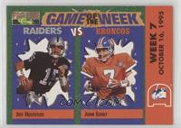 Jeff Hostetler, John Elway