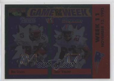 1995 Classic Pro Line - Game of the Week Visitor Prizes - Foil #V-13 - Troy Vincent, Ben Coates